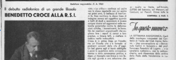 B. Croce &ndash; &laquo;Le odierne vite romanzate&raquo;